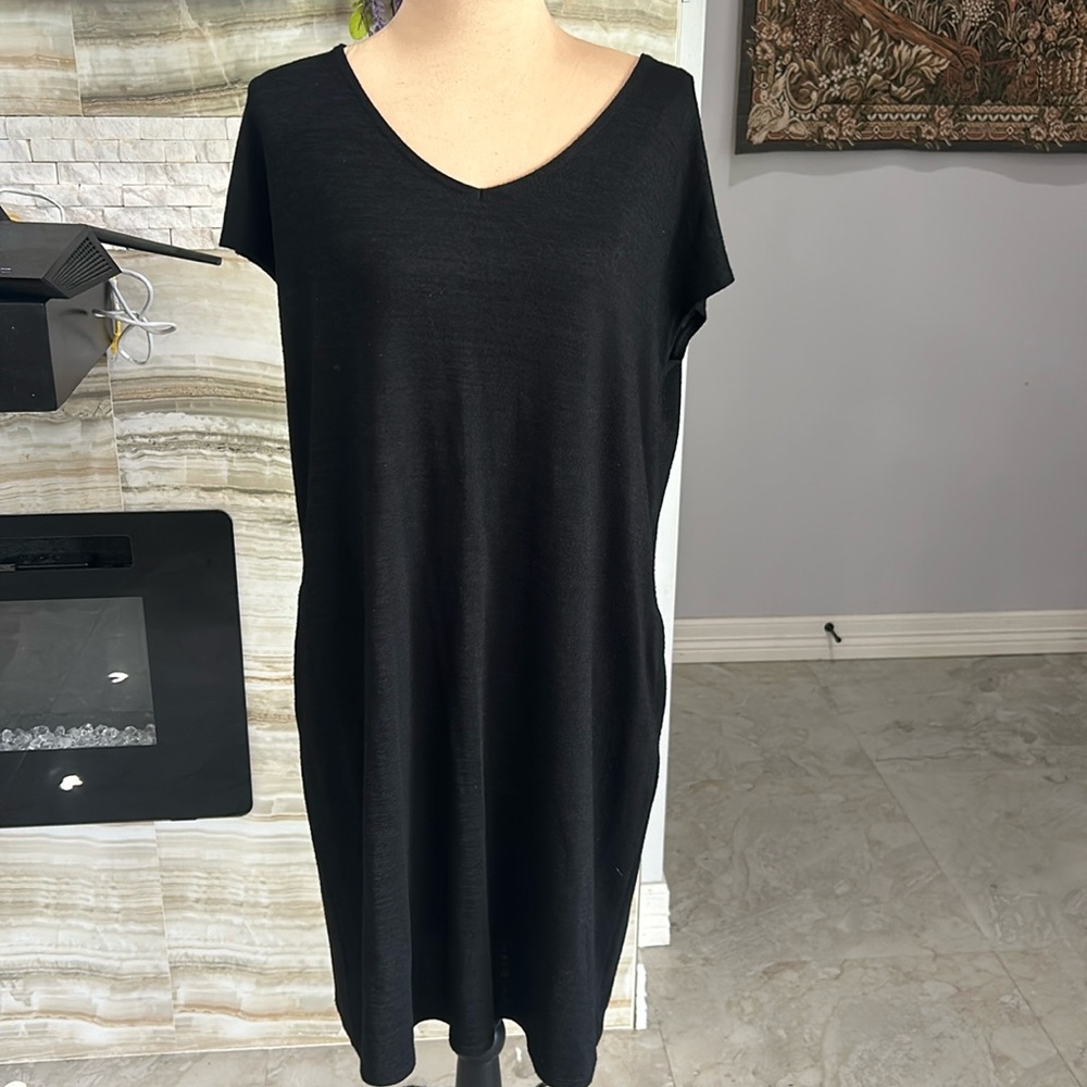 Time & True Women’s Black Sleeveless Dress. Size S
